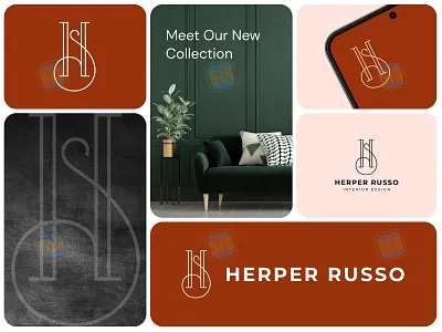 Logo Design: Herper Russo Interior Design brand designer brand identity branding clean logo creative logo graphic designer graphicdesign icon logo logo designer logo mark logos logotype minimal logo minimalist logo modern logo simple logo startup logo typography vector