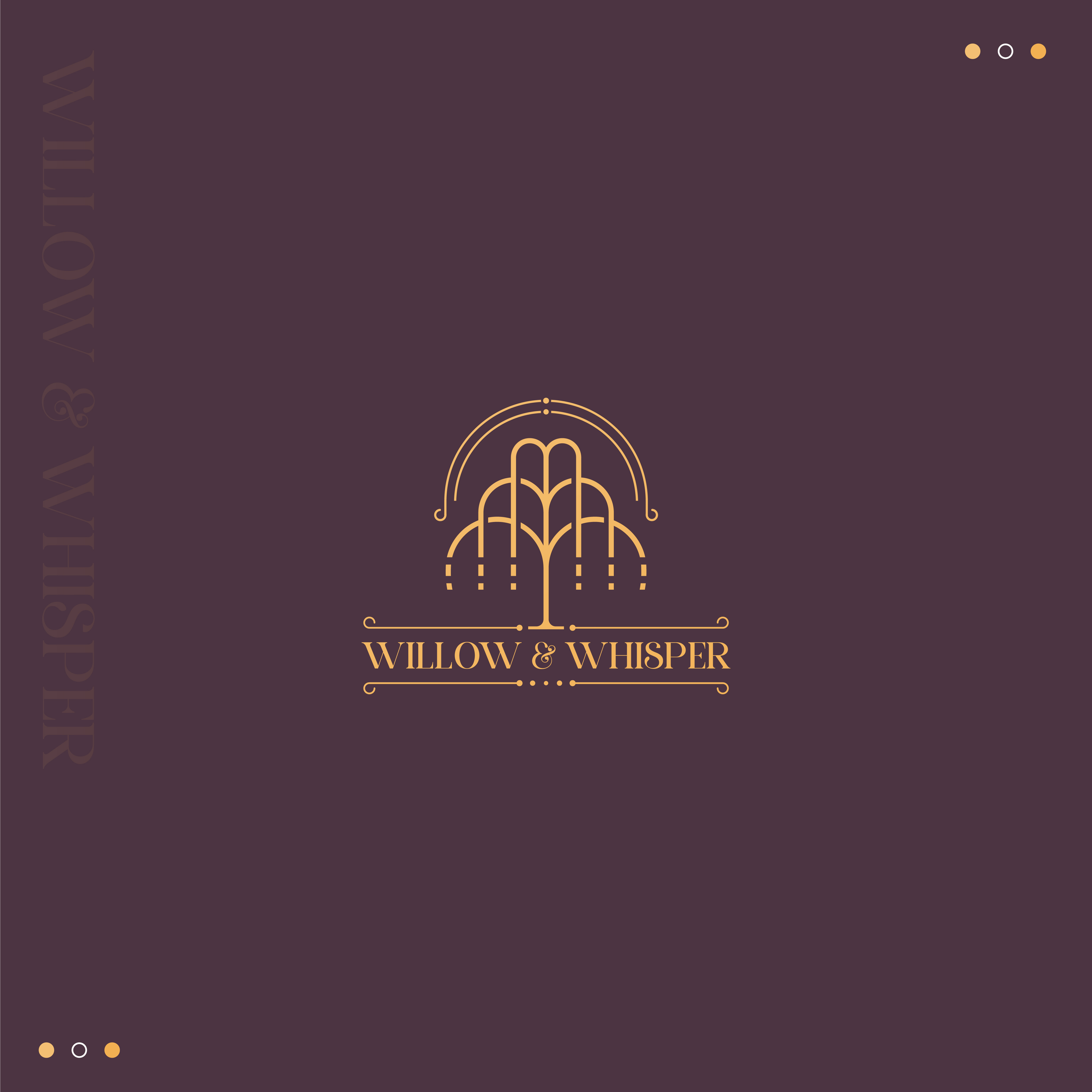 Willow Wedding invitation branding brand identity branding cool design hand drawn identity logo logo design minimalist retro stylish unique vector vintage wedding