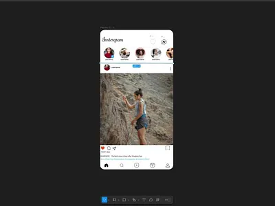 instergram app uiux chanukawasundara figma instergram ui ux xd