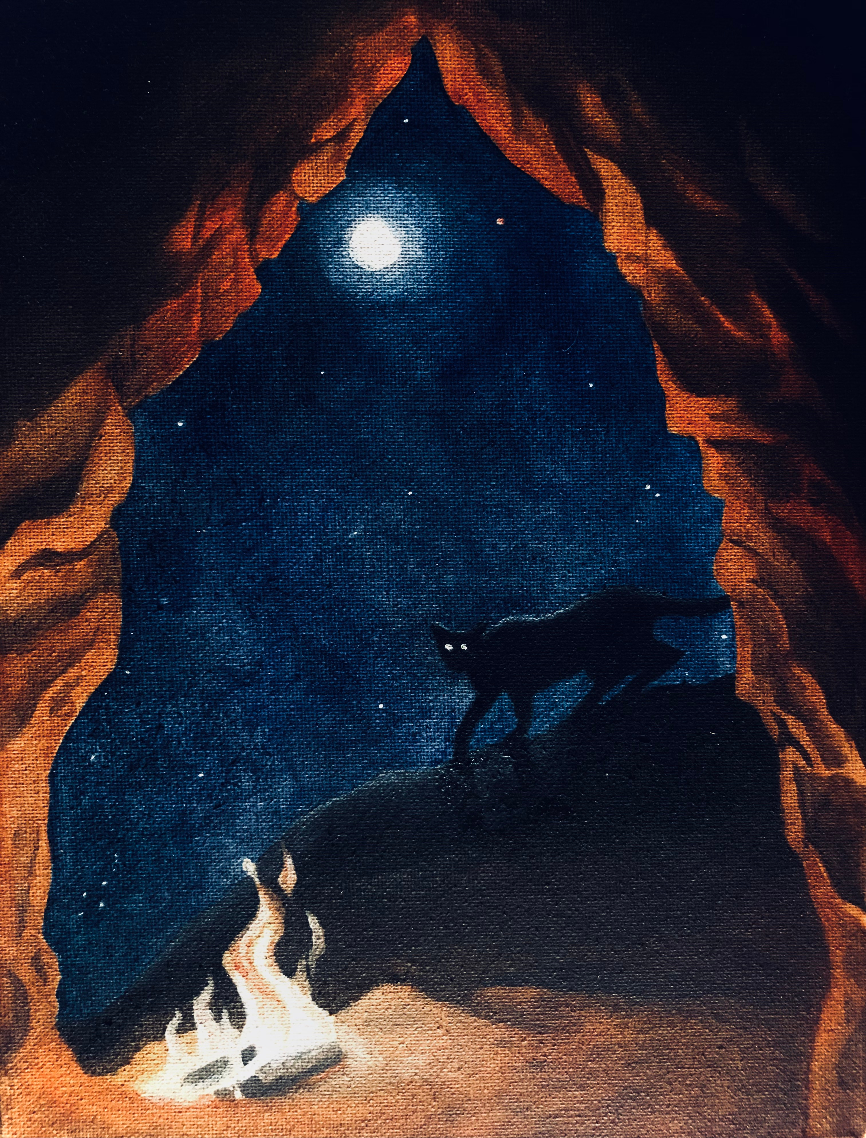 Oil painting on canvas oil painting