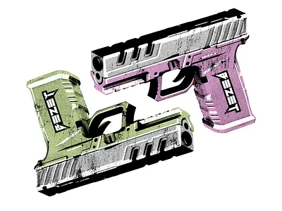 Grunge t-shirt print with "GLOCK-17" branding colorful design glock glock17 graphic design grunge gun print streetwear t shirt