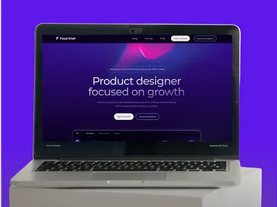 Personal portfolio design WIP landing page personal portfolio personal website portfolio landing page web design webpage