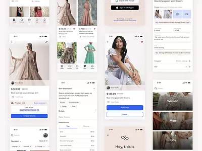 The Loot — Marketplace for Second-Hand South Asian Clothing animation app circular fashion clothing design fashion marketplace landing lehengas luxury marketplace mobile app design saris secondhand sherwanis south asian fashion sustainable fashion app ui vinted web design z1