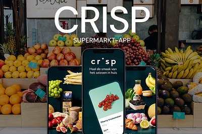 CRISP Supermarket App — Case Study figma mobile app design mobile ui design ux ui ux ui design