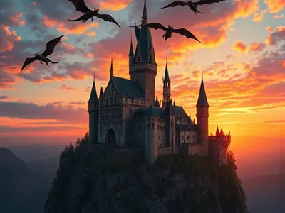 Epic Fantasy Castle majestic