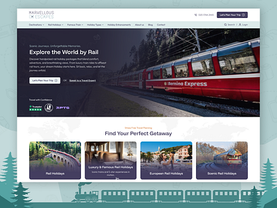 Marvellous Escapes – Travel Site UI by Pixlogix branding css design design graphic design illustration pixlogix responsive design ui web design web development