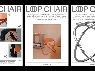 Logo and Poster Design branding chair design design editorial layout design furniture graphic design identity layout logo presentation typo typography ui visual design