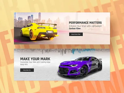 Car mod web banner adobe photoshop banner ads car banner graphic design hero banner web banner website header