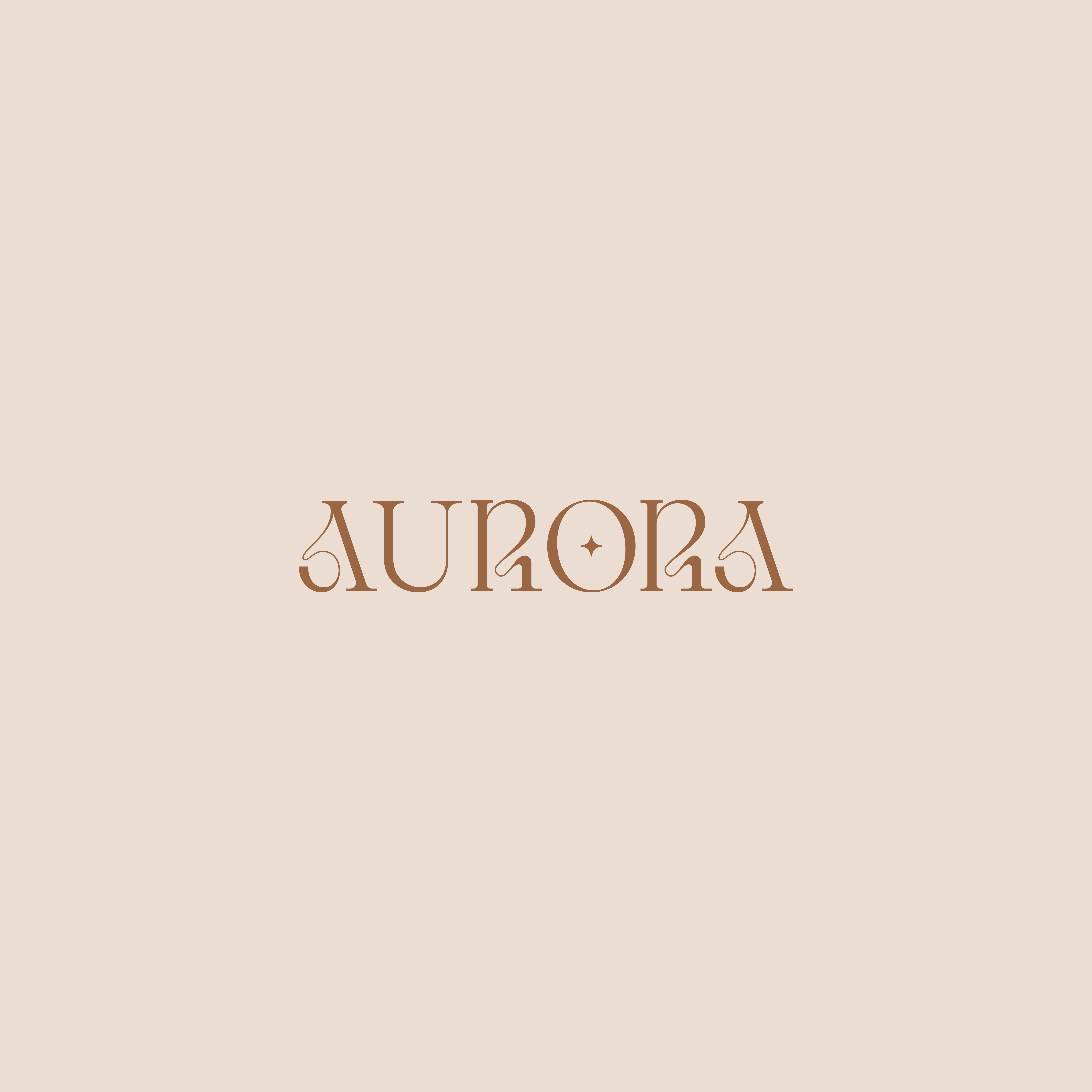 AURORA - Cosmetics branding aurora logo brand brand style guide branding cosmetics logo creative design logo graphic design guideline health logo logo design minimal logo minimalist modern logo simple logo text logo unique