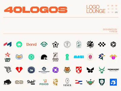 40 Logos in Logo Lounge Book 15 15 40 abstract animal award book book 15 branding collection crest emblem feature logo logo lounge lounge roundup seal symbol wordmark