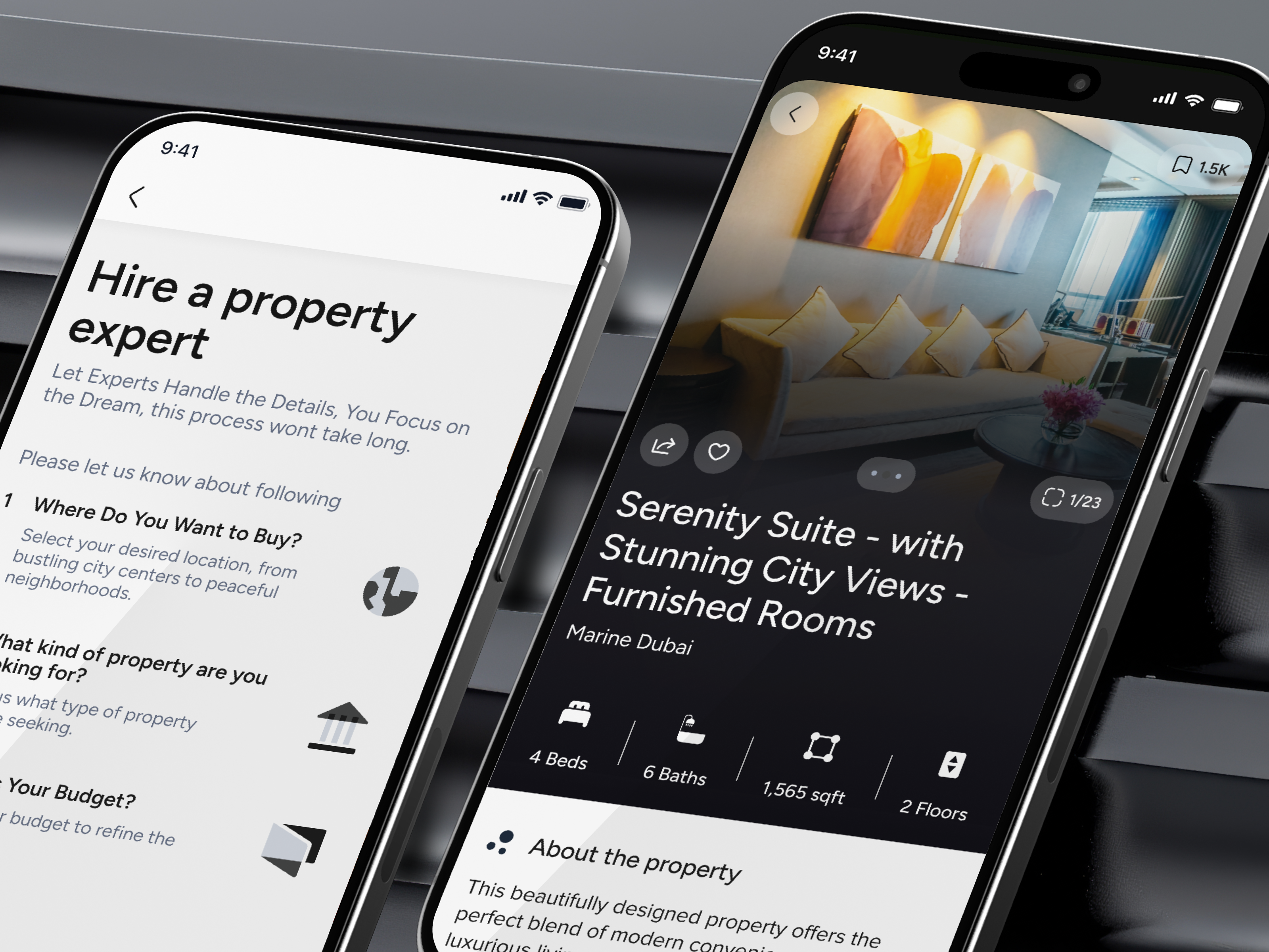 Selling Dubai - Proptefi - Property Selling Platform animation clean design graphic design hire property expert info logo minimal mobile app motion graphics property property detail page sales selling dubai splash splash screen top design typography uae ui design