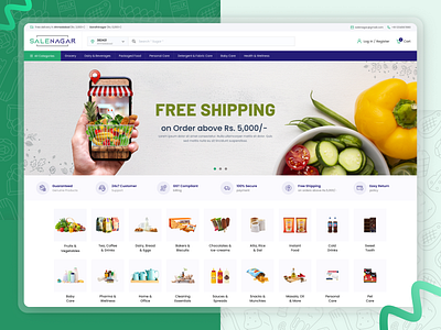 SaleNagar – Retail eCommerce UI Design by Pixlogix branding css design design ecommerce graphic design illustration logo design pixlogix responsive design ui web design web development