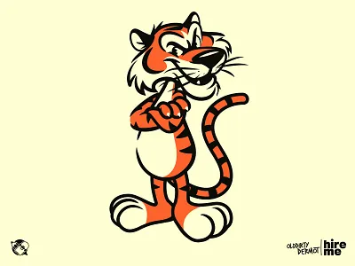 Tiger Mascot character design design graphics illustration mascot t shirt design tee design tiger vector vector design