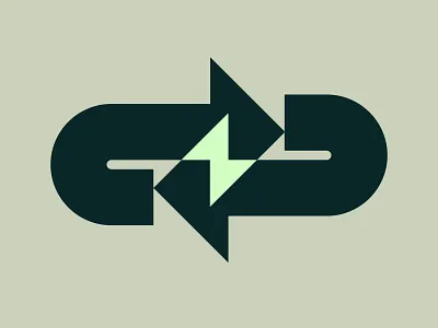 TCDC Integral Innovation arrows bolt cicular consulting energy icon innovation logo logomark mark negative space process spark symbol