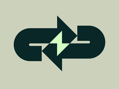 TCDC Integral Innovation arrows bolt cicular consulting energy icon innovation logo logomark mark negative space process spark symbol