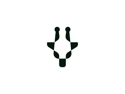 Giraffe logo animal brand branding design elegant giraffe graphic design logo logo design logo designer logodesign logodesigner logotype minimalism minimalistic modern