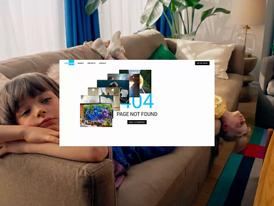 Aztunagle / 404 page 404 cursor design hover interaction interactive design trail ui web webdesign webflow website