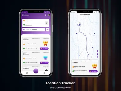 Daily UI Challenge #020 - Location Tracker 020 challenge dailyui dailyuichallenge destination drop location location tracker pickup place tracker ui uichallenge uidesign ux uxdesign