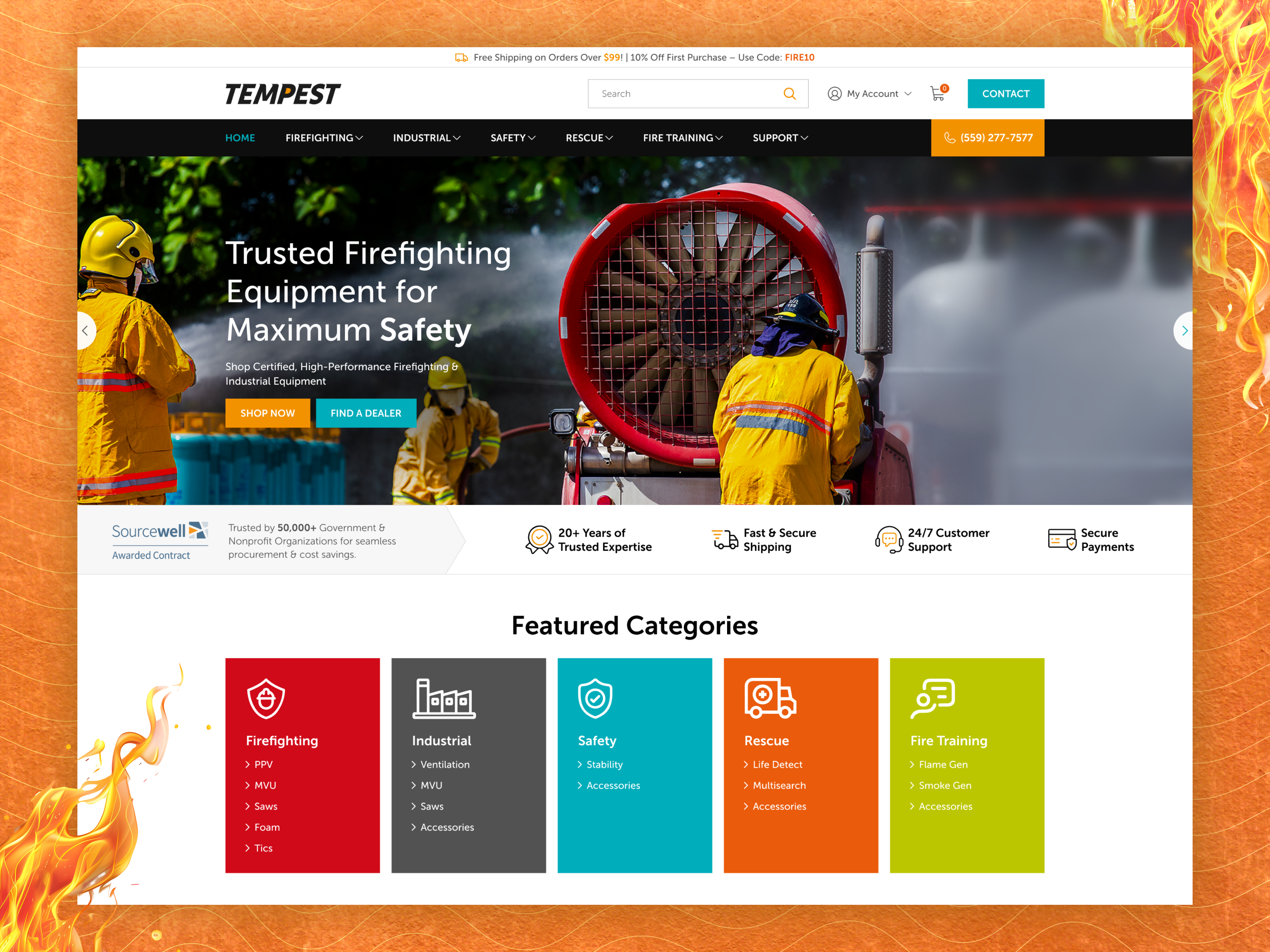 Tempest – Industrial eCommerce UI/UX Design by Pixlogix branding css design design graphic design illustration pixlogix responsive design ui web design web development