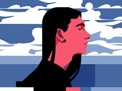 Goth boy abstract branding casual goth commercial illustration composition design editorial editorial illustration goth graphic design idenity illustration laconic lines man illustration man potraiti minimal portrait poster potrait illustration