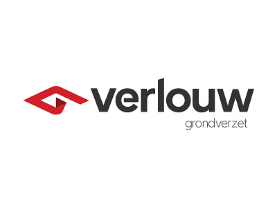 Verlouw grondverzet branding graphic design