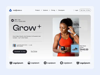 AI-Powered Sales Growth Dashboard – E-commerce Product Promotion product marketing dashboard