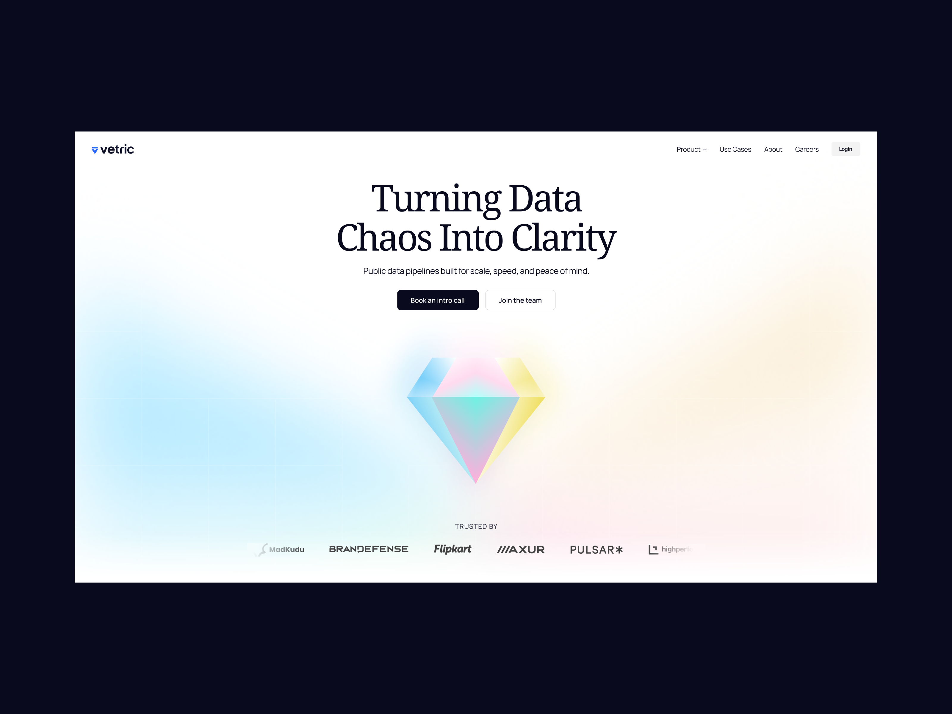 Example of vetric.io 💎