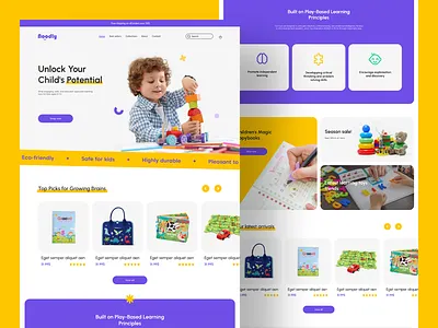 Noodly - Kids Toy Store E-commerce Website children toys ecommerce store figma kid toy kids toys kids toys ecommerce shopify store toy store toy store ui toys ecommerce toys shop toys store toys ui toys web design toys website