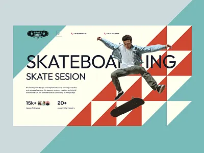 Skate Shop design graphic design ui user experience user interface ux web design
