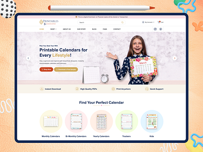 Printables – Custom Art Store UI Design by Pixlogix branding graphic design logo design pixlogix responsive design shopify ui web design web development