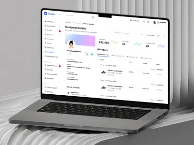 Customer Details Page | E-commerce Dashboard 🛍️ app design branding clean customer details page design design agency design inspiration design service e commerce dashboard ecommerce ecommerce website design illustration minimal ui ui design ui ux designer ux ux design web design website design