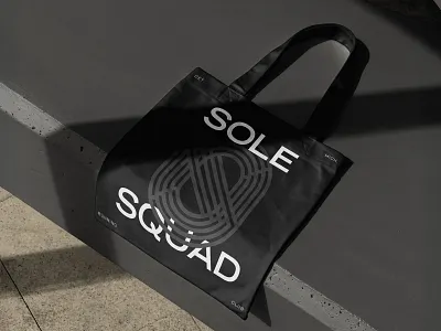 Apparel designs for Sole Squad apparel bag branding canvas bag design download identity logo mockup mockups outdoor apparel premium psd template tshirt typography