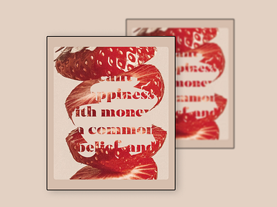 | Design | strawberry with hidden motivational phrase app branding design graphic design illustration logo typography ui ux vector