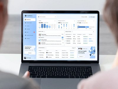 HealthSync - Patient Portal & Engagement Platform desktop health patient portal