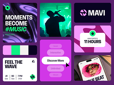 Mavi B2C Events Branding brand brand guidelines brand identity brand sign branding graphic design halo lab identity logo logo design logotype packaging startup visual identity