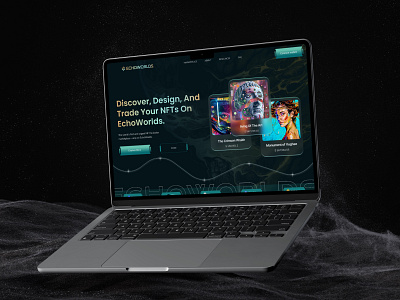 NFT Marketplace Futuristic Landing Page Design animation crypto landing page cryptocurrency dark mode dashboard landing page design minimal design nft nft dashboard nft landing page nft market nft marketplace saas ui design uiux for blockchain web design web3 website design