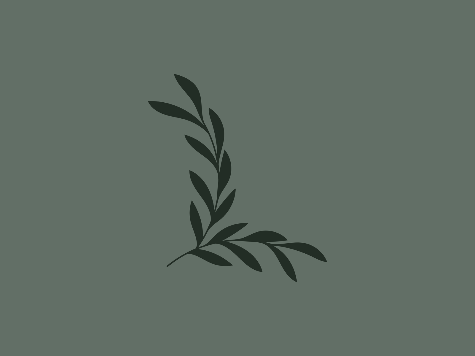 Laurel + letter L branding creative icon laurel letter l logo logodesign nature icon organic icon typography