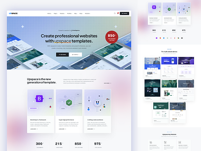 Upspace – Multipurpose HTML Template bootstrap css3 frontend html5 multipurpose responsive design template ui