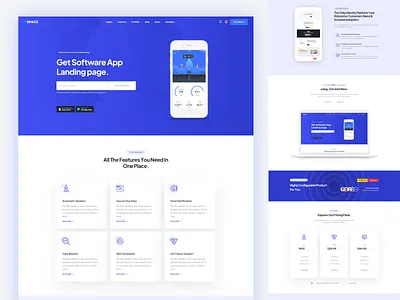 Upspace – App Landing Page Template (Bootstrap 5, HTML5) html5 template
