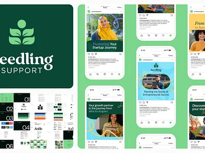 Seedling Support UK: Brand Identity brand strategy branding graphic design logo