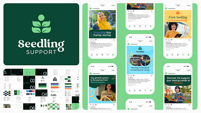 Seedling Support UK: Brand Identity brand strategy branding graphic design logo