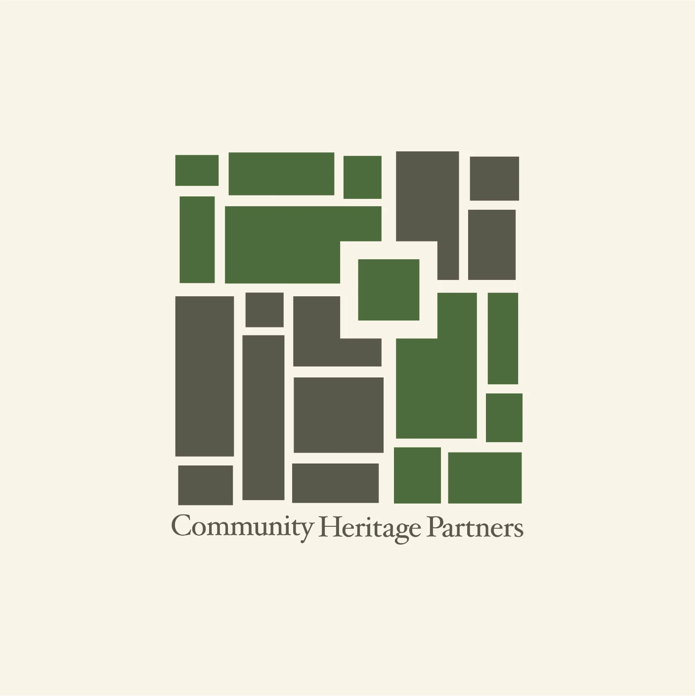 Community Heritage Partners branding branding graphic design logo design print design web design