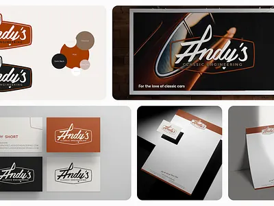 Andy's Classic Engineering: Brand Identity brand identity brand strategy branding graphic design logo
