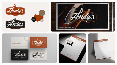 Andy's Classic Engineering: Brand Identity brand identity brand strategy branding graphic design logo