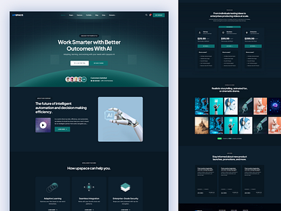 Upspace – AI Intelligence Landing Page Template (Bootstrap 5, HT conversion focused design