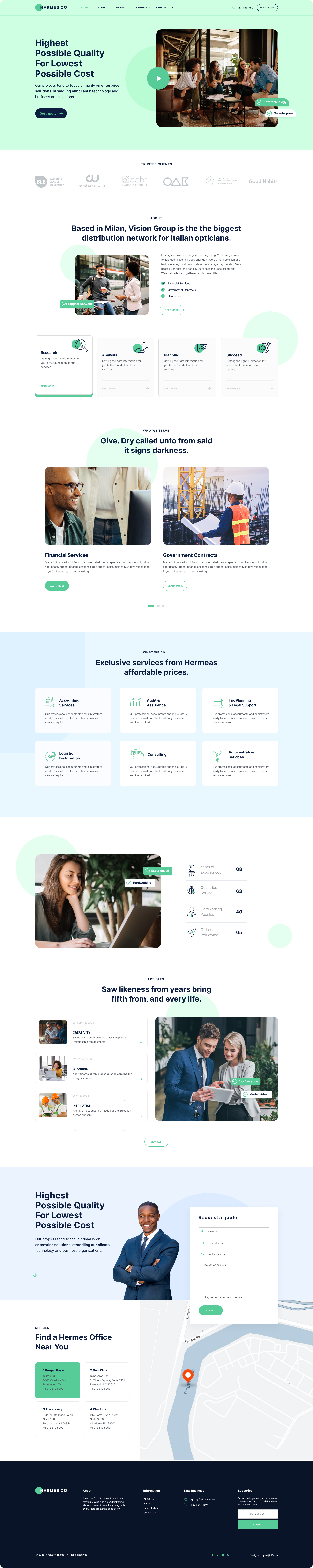 Example of Landing Page Design
