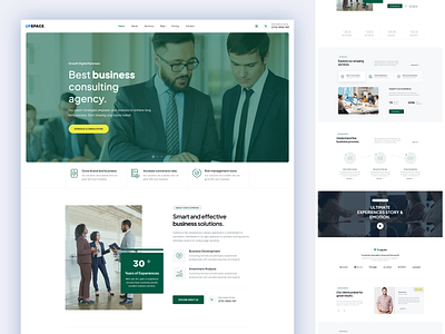 Upspace – Business Landing Page Template (Bootstrap 5, HTML5) business development