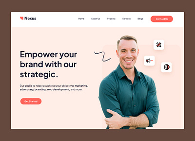 Website Design for Nexus Empowering adobe creative design dashboard design digital product design figma landing page design mobile app design photoshop responsive design ui design uiux expert user experience user interface ux design web design web designer xd