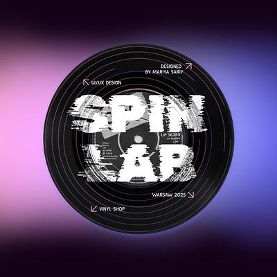 SpinLab - Vinyl shop, UI/UX Design, Web Design design figma ui