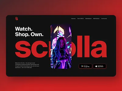 Social Marketplace Web and Mobile App Powered by Web3 blockchain crypto cyberpunk finance fintech futuristic game instagram ios26 metaverse mobile app modern design social tiktok trending design web app web3